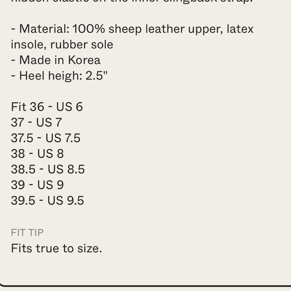 REIKEN NEN Curved Middle Slingback white/ beige - Picture 13 of 13